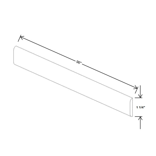 Fabuwood Allure Galaxy Cobblestone 96"W X 1 1/4"D Batten Molding {N/A w/Value line}