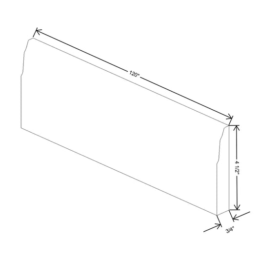 J&K Naval B7 96" W Base Molding