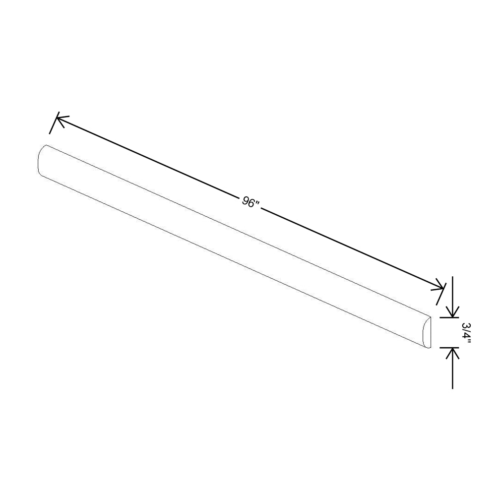 Fabuwood Allure Imperio Dove 96"W X 3/4"D Batten Molding {N/A w/Value line}