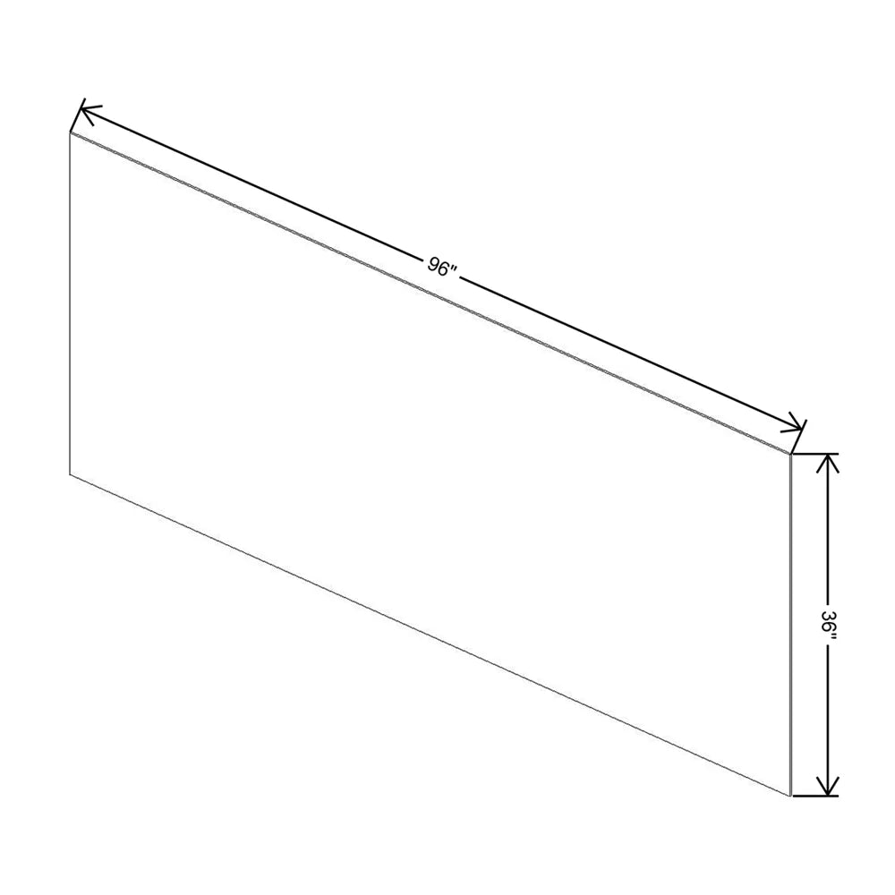 J&K Castle Grey S5 BP9636 - Finished Skin Panel (Short Grain) 96" W x 36" H