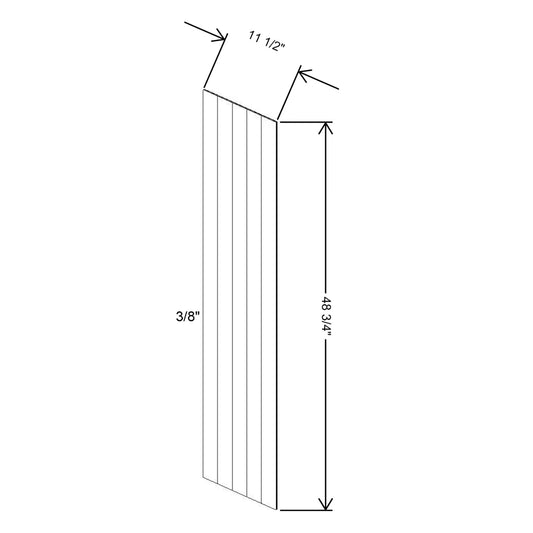 Fabuwood Allure Galaxy Desert Oak 12" W X 47 1/2" H X 3/8" D Beaded Panel Plank