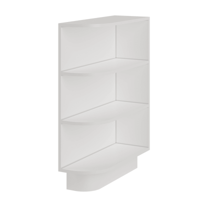 What-Not Shelf Base Kitchen Cabinet BWNT9 Alpina White LessCare 9 in. width 34.5 in. height 24 in. depth