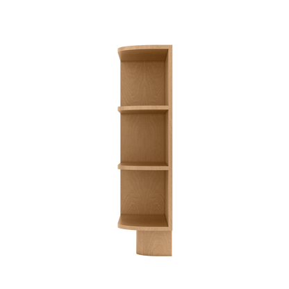 What-Not Shelf Base Kitchen Cabinet BWNT9 Shaker Toffee LessCare 9 in. width 34.5 in. height 24 in. depth