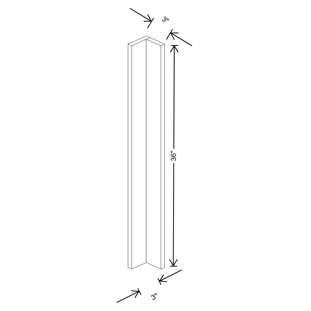 Fabuwood Illume Catalina Muratti 4 Corner Wall Filler