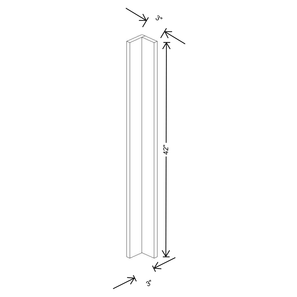 Fabuwood Illume Catalina Muratti 1 Corner Wall Filler