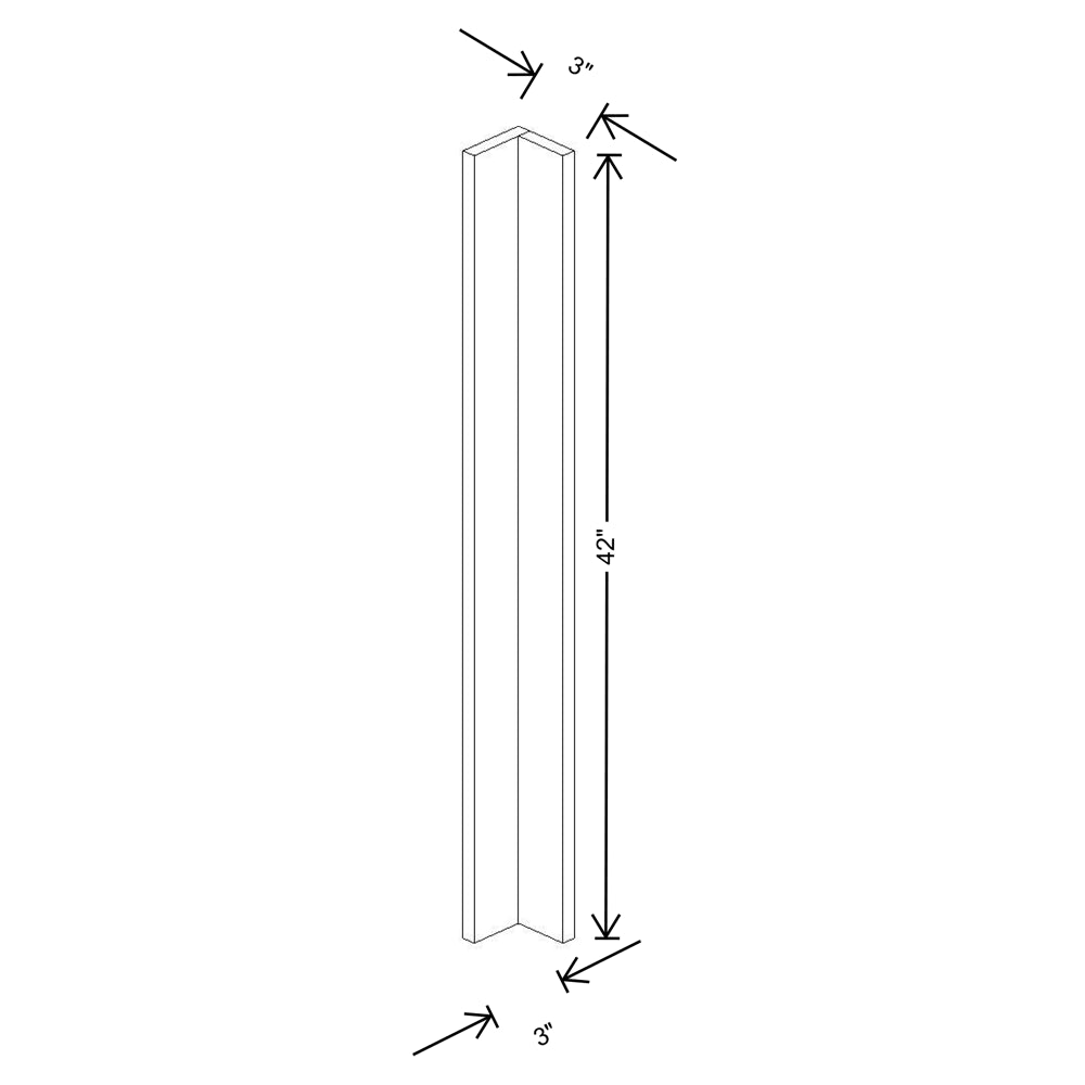 Fabuwood Illume Catalina Nocce 3 Corner Wall Filler