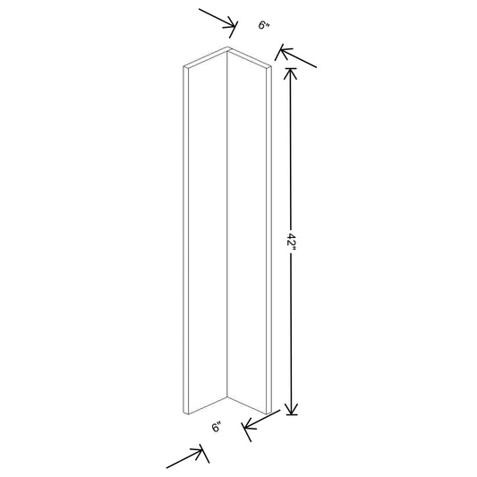 Fabuwood Illume Catalina Como Ash 2 Corner Wall Filler