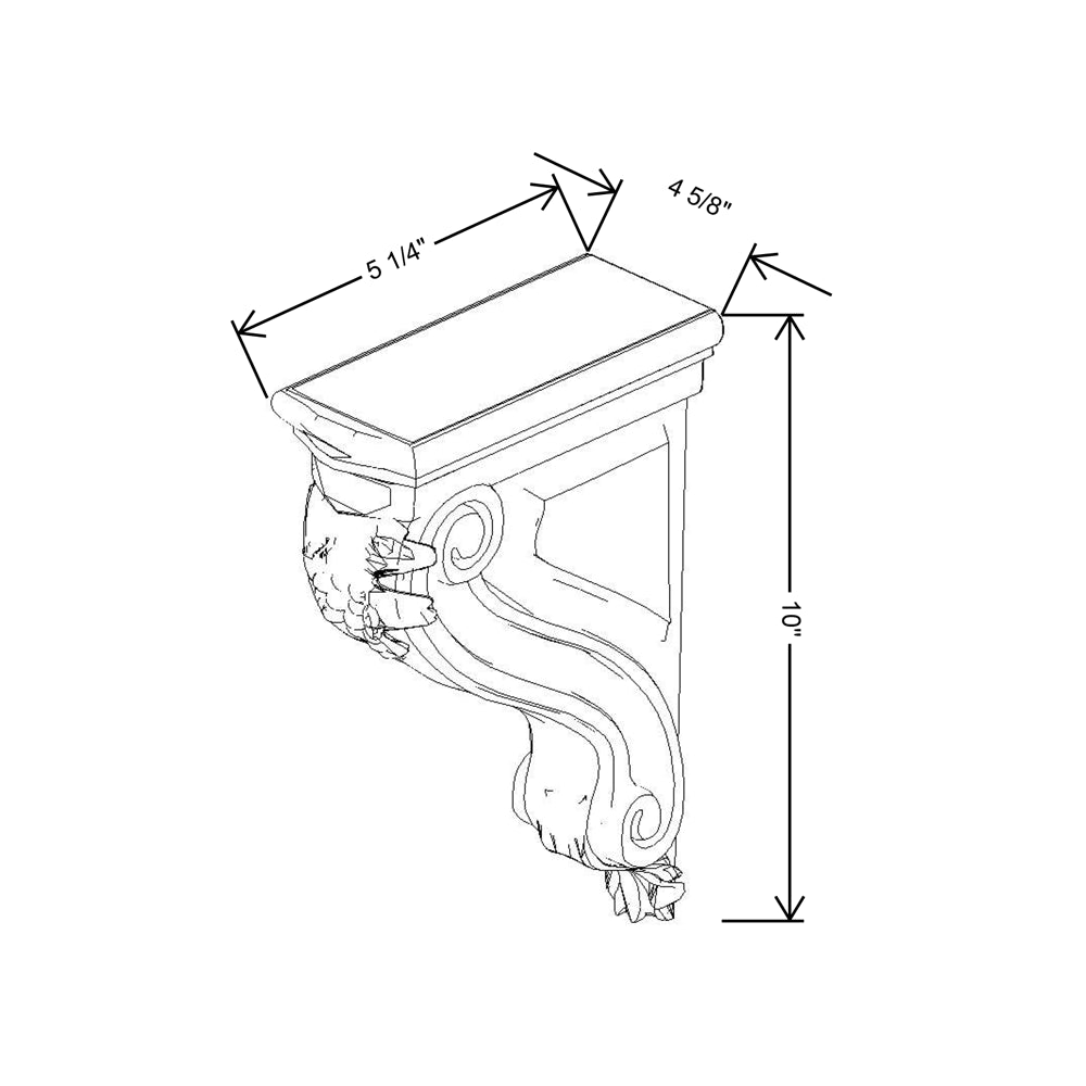 Fabuwood Value Premium Hallmark Frost Wall Corbels