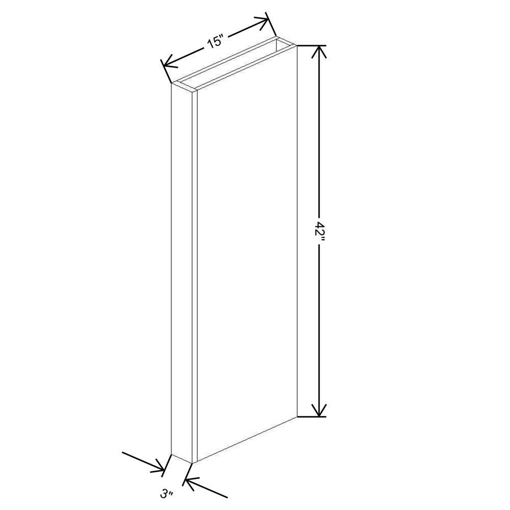 Fabuwood Allure Fusion Kona 42"H Columns