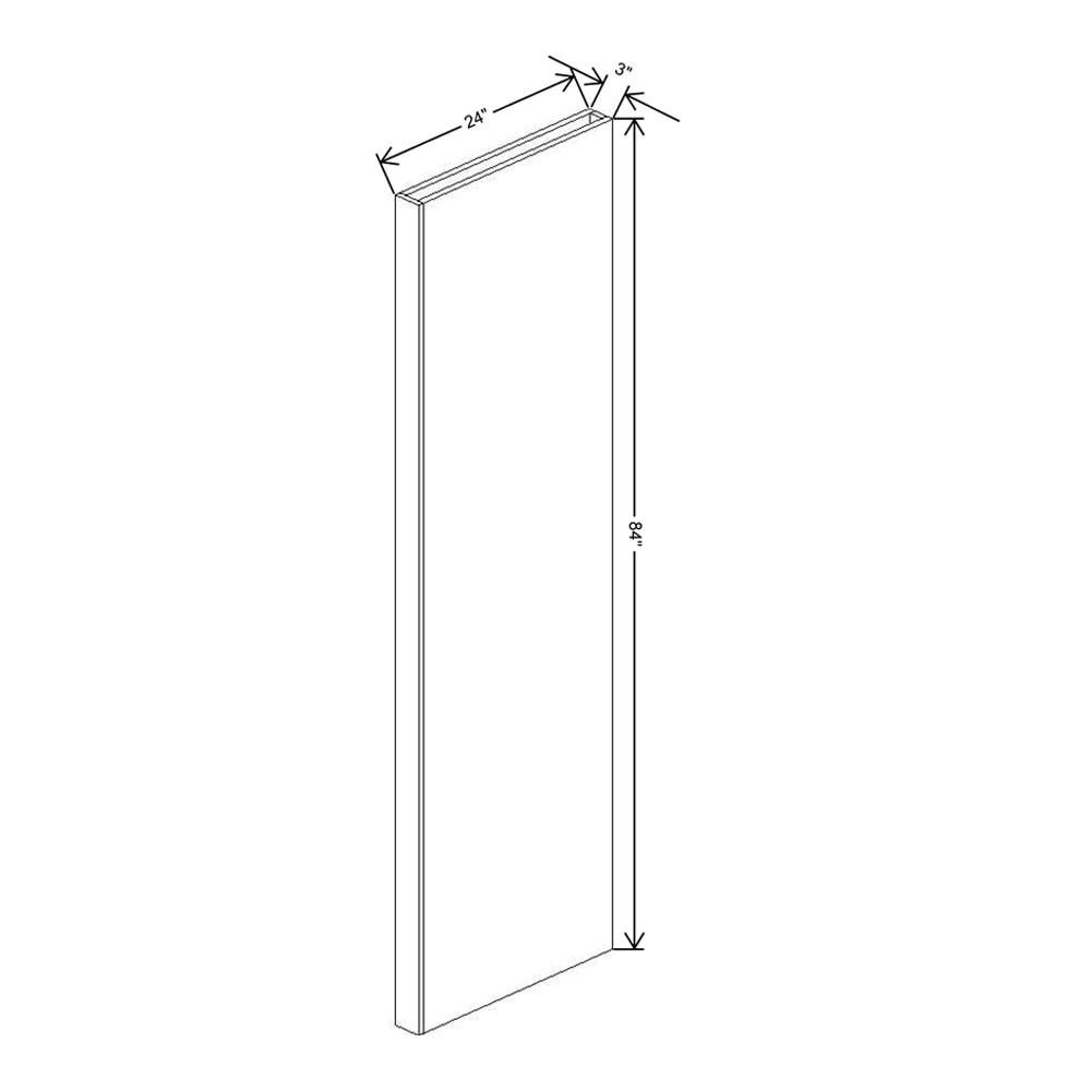 Fabuwood Illume Catalina Olmo 3 Column Tall 84 - 3" x 25" x 84"