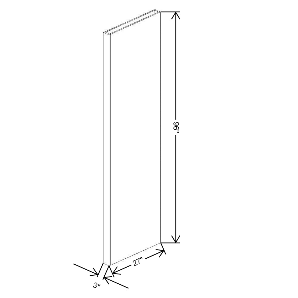 Fabuwood Allure Nexus Frost 96"H Column