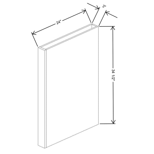 Fabuwood Allure Galaxy 24"W X 34 1/2"H Dove Column