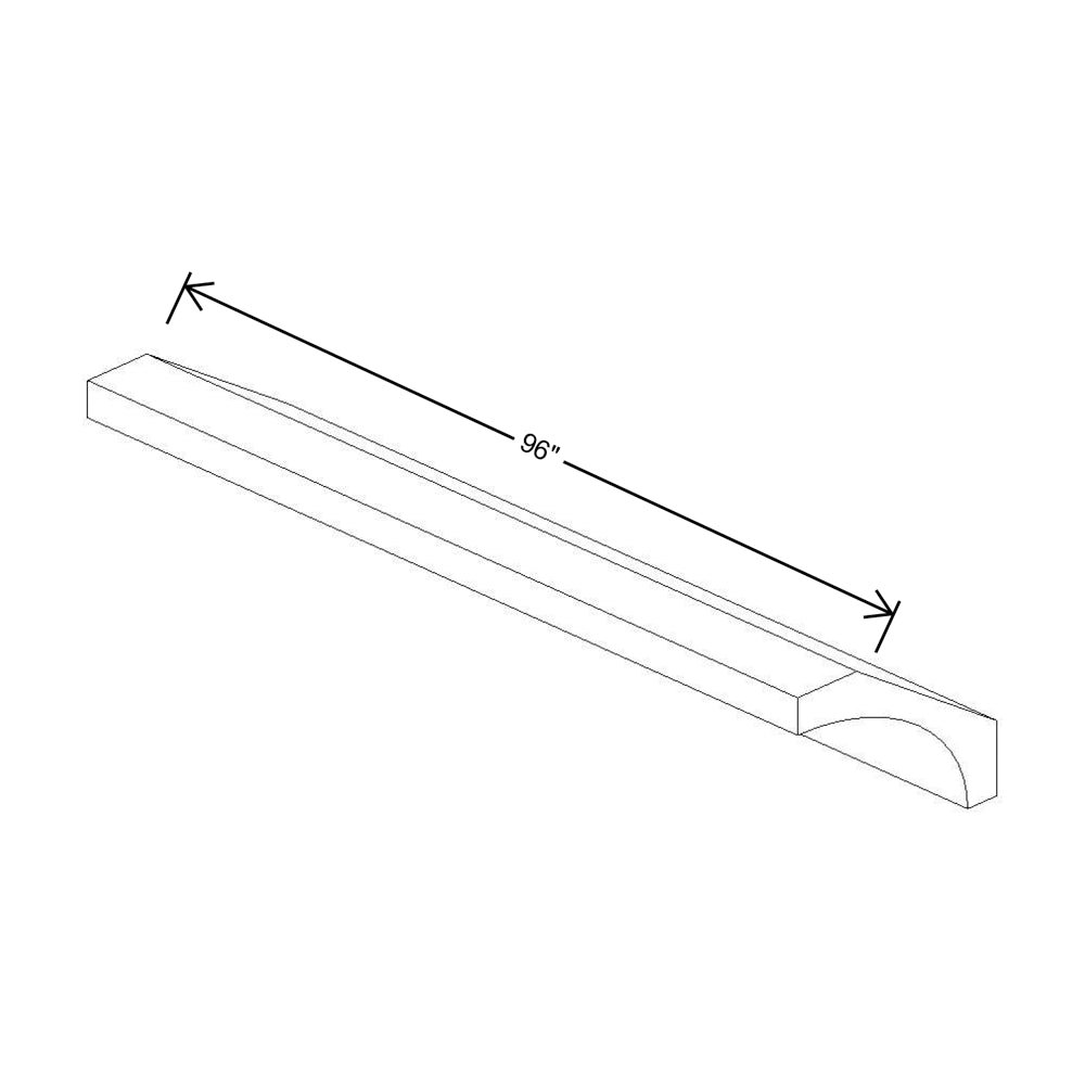 Fabuwood Allure Nexus Frost 96"W Large Cove Molding 