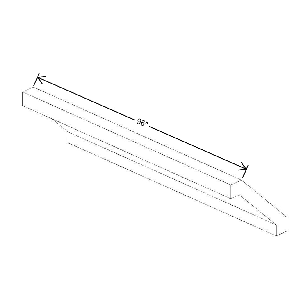 Fabuwood Allure Galaxy Timber 96"W Shaker Crown Molding 