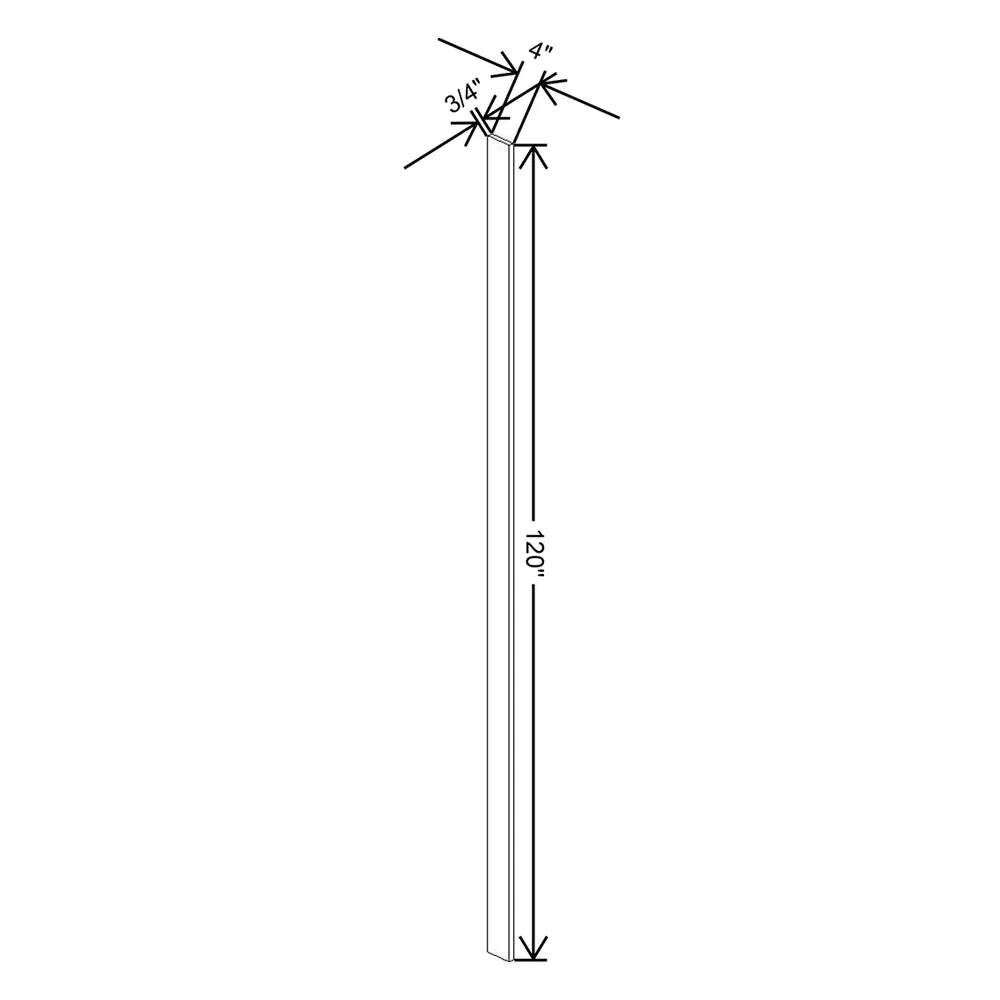 J&K Hazel H8 Tall Filler 4" W x 120" H