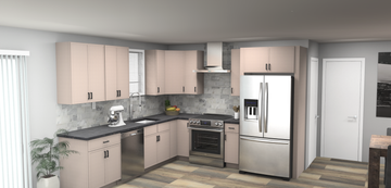 Cubitac Madison Dusk 10 x 10 L Shaped Kitchen