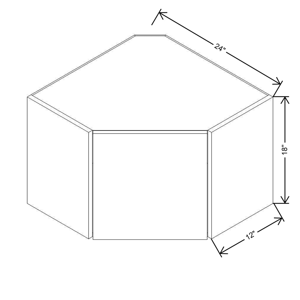 CNC Classic Milano Obsidian 18" W X 36" H Aluminum Frame Glass Door - Vertical
