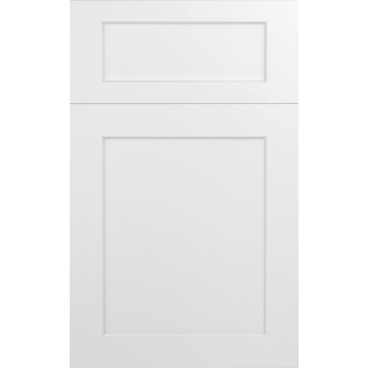 Cubitac Basic Oxford Latte Shaker White Door Sample