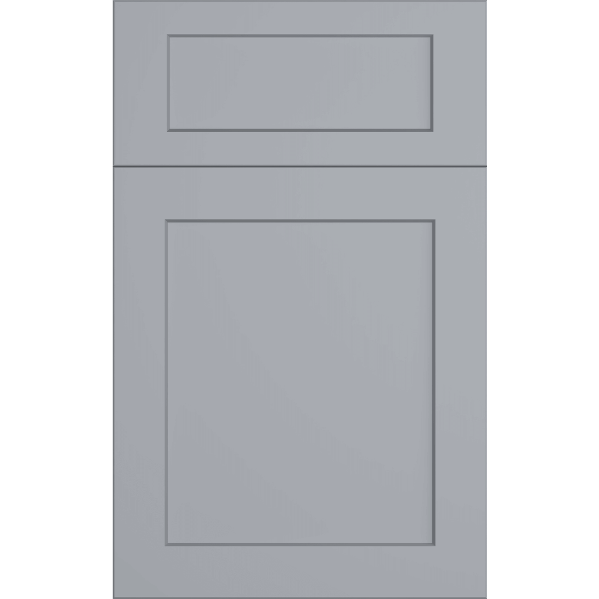 Cubitac Basic Oxford Pastel Shaker Light Grey Door Sample