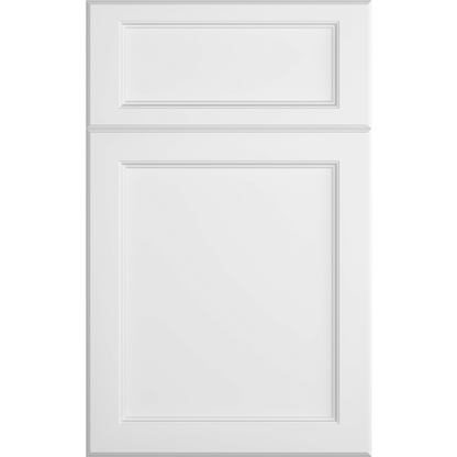 Cubitac Basic Ridgefield Latte Recessed Panel White Door Sample