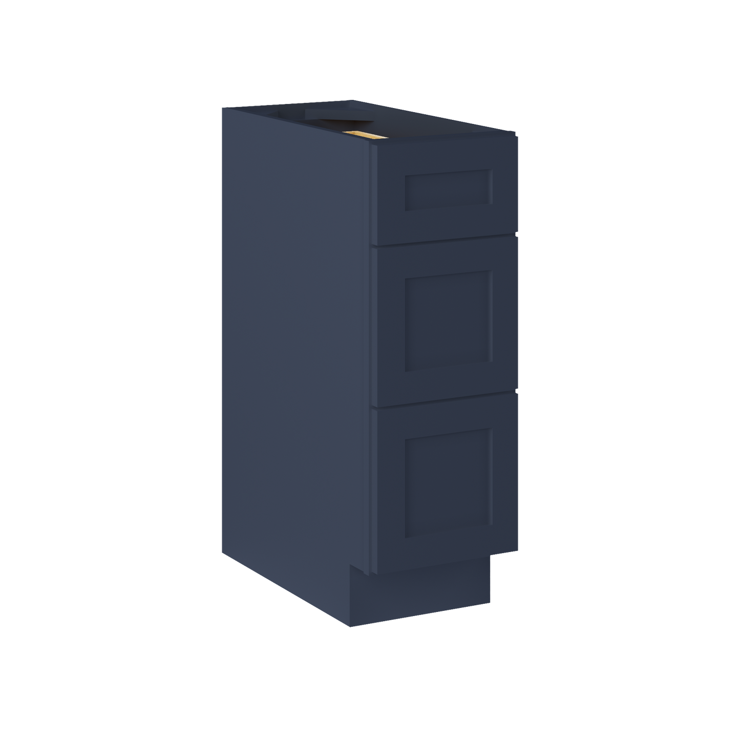 Drawer Base Kitchen Cabinet DB12 Danbury Blue LessCare 12 in. width 34.5 in. height 24 in. depth