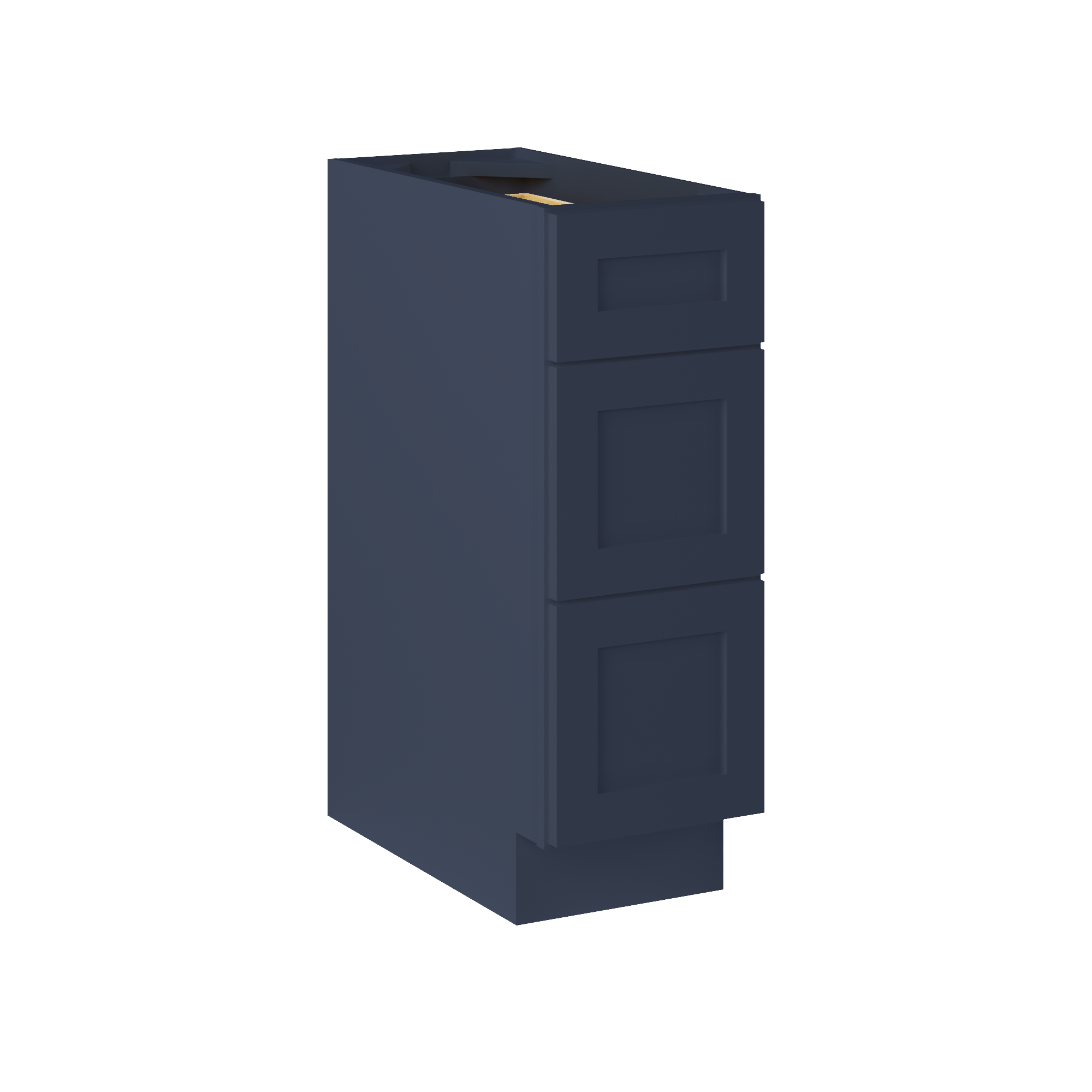 Drawer Base Kitchen Cabinet DB12 Danbury Blue LessCare 12 in. width 34.5 in. height 24 in. depth