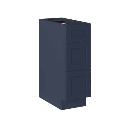 Drawer Base Kitchen Cabinet DB12 Danbury Blue LessCare 12 in. width 34.5 in. height 24 in. depth