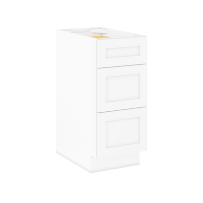 Drawer Base Kitchen Cabinet DB15 Alpina White LessCare 15 in. width 34.5 in. height 24 in. depth