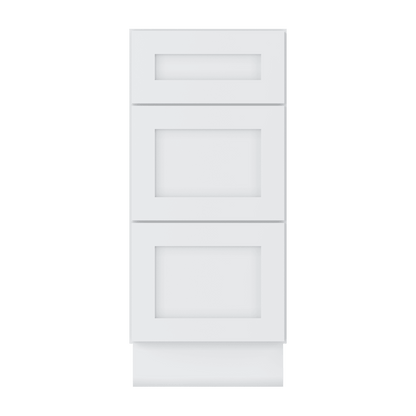 Drawer Base Kitchen Cabinet DB15 Alpina White LessCare 15 in. width 34.5 in. height 24 in. depth