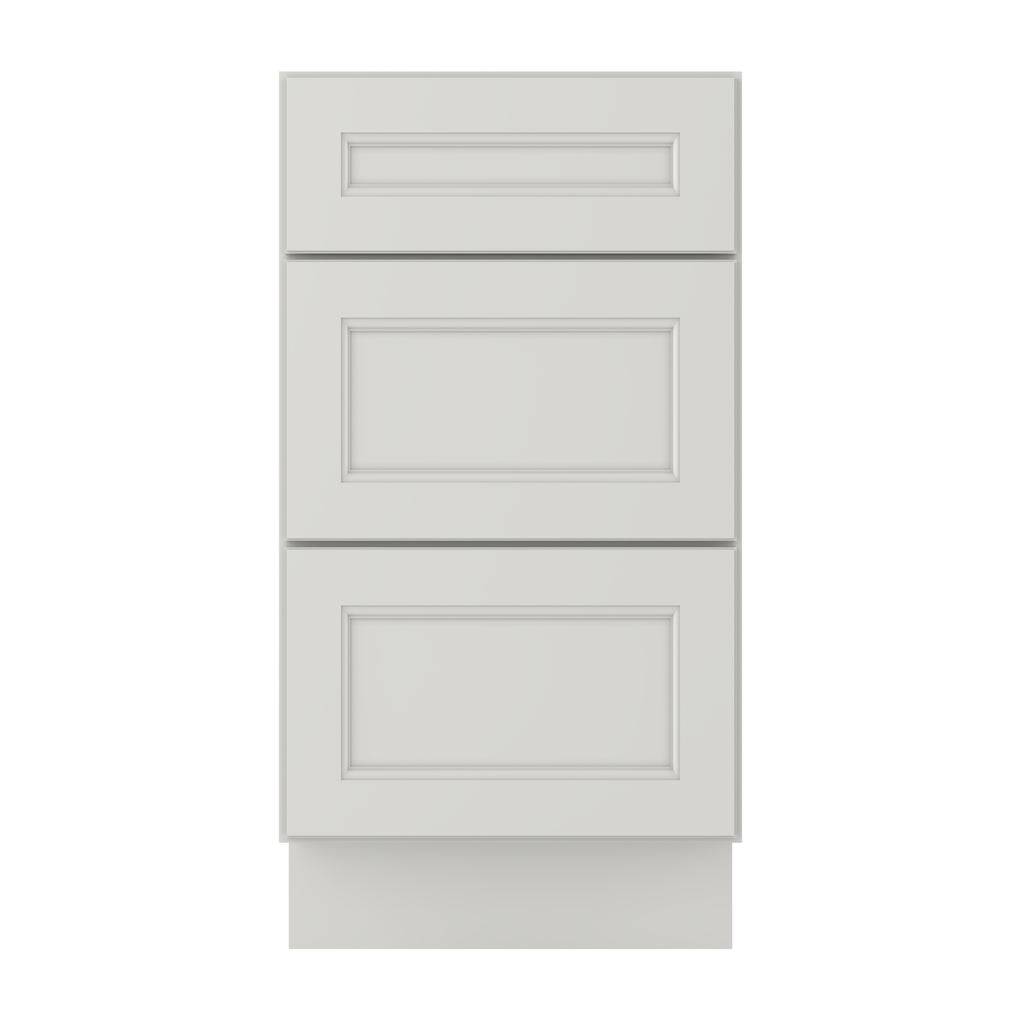 Drawer Base Kitchen Cabinet DB18 Milan Pearl 18 in. width 34.5 in. height 24 in. depth