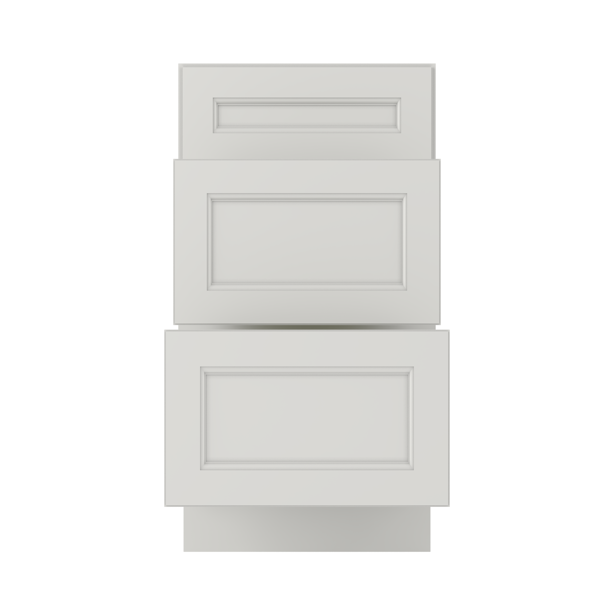 Drawer Base Kitchen Cabinet DB18 Milan Pearl 18 in. width 34.5 in. height 24 in. depth