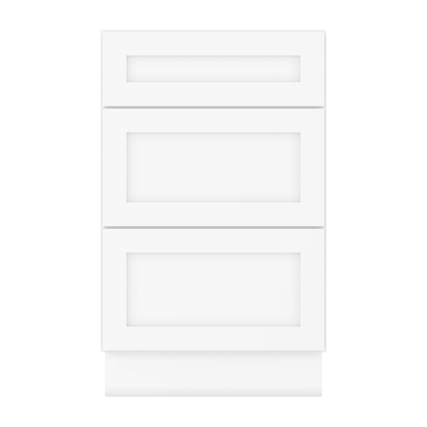 Drawer Base Kitchen Cabinet DB21 Alpina White LessCare 21 in. width 34.5 in. height 24 in. depth