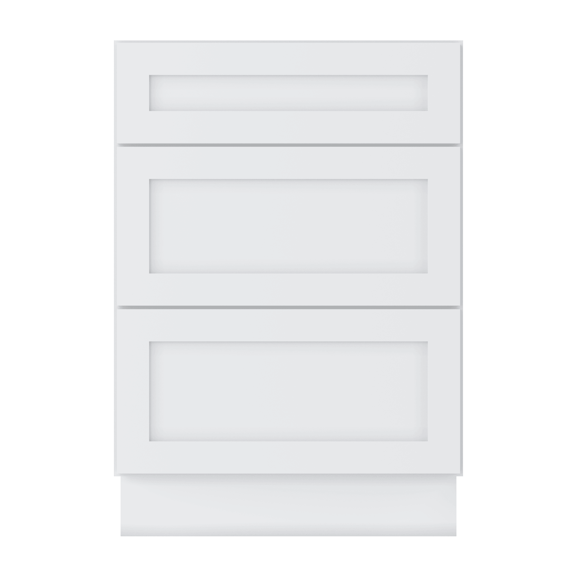 Drawer Base Kitchen Cabinet DB24 Alpina White LessCare 24 in. width 34.5 in. height 24 in. depth