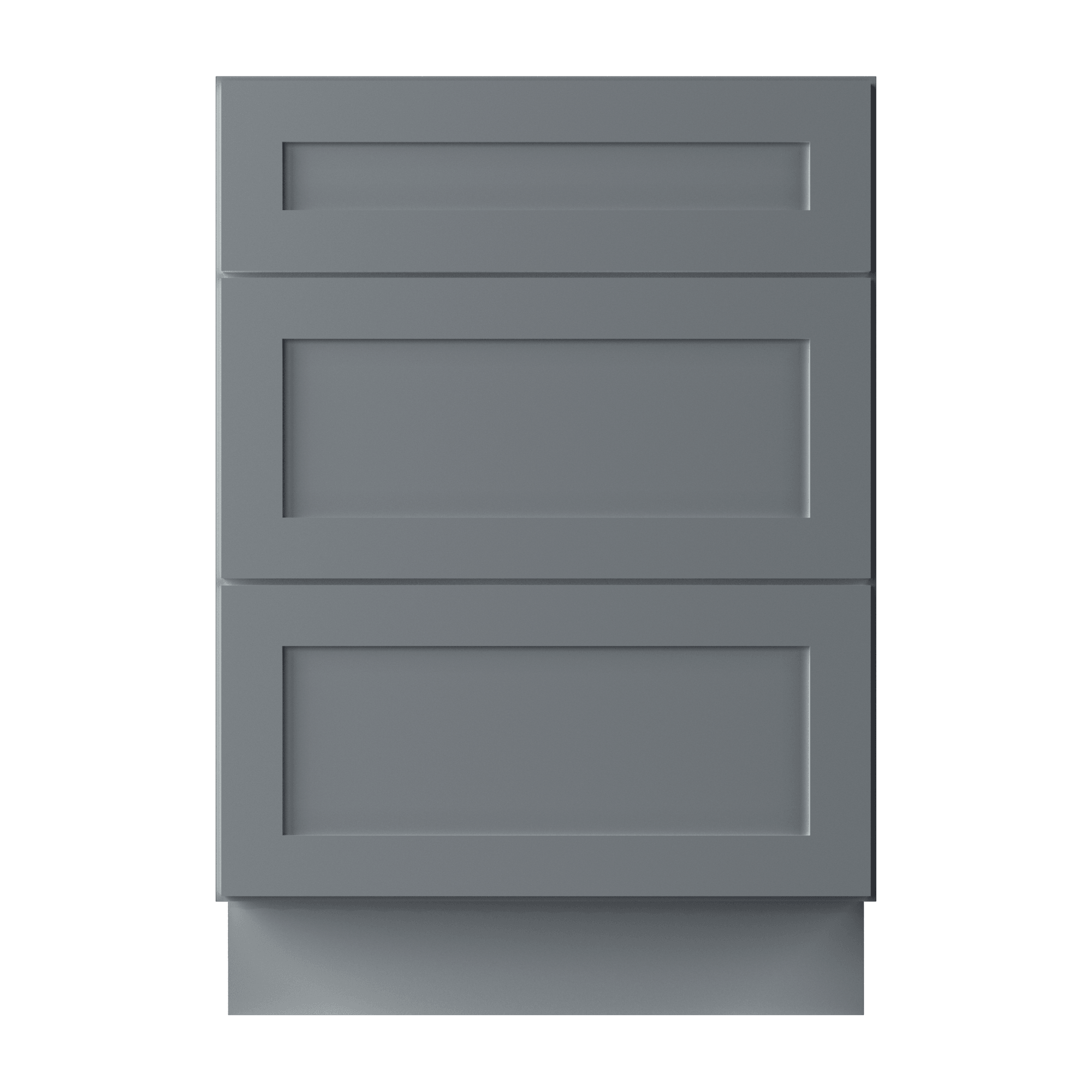 Drawer Base Kitchen Cabinet DB24 Colonial Gray LessCare 24 in. width 34.5 in. height 24 in. depth