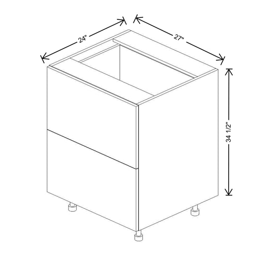 Fabuwood Illume Catalina Olmo 3 12"W 2 Drawer Base