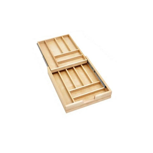 Fabuwood Allure Luna Desert Oak 21" W 2 Tier Cutlery Drawer