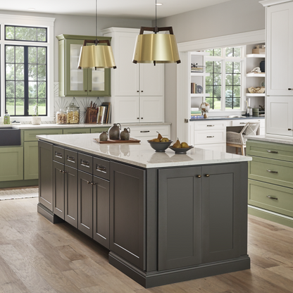 Wolf Classic Dartmouth 5-Piece Grey Stain Shaker Door Sample