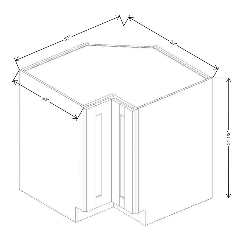 Fabuwood Allure Galaxy Timber 33"W Easy Reach