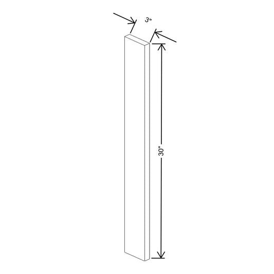 Wolf Classic Dartmouth Honey Stain Filler 3"W X 30"H