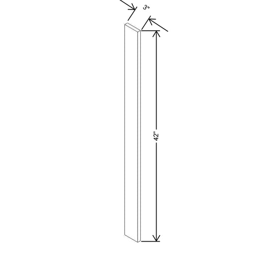 CNC Classic Broadway Silk 3" W X 42" H Fillers