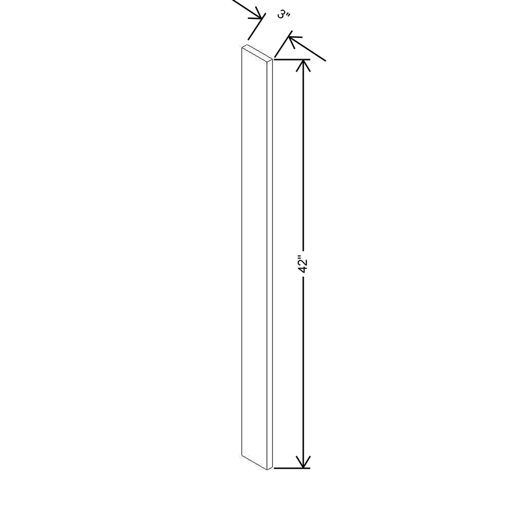 CNC Classic Milano Mirage 3" W X 42" H Fillers