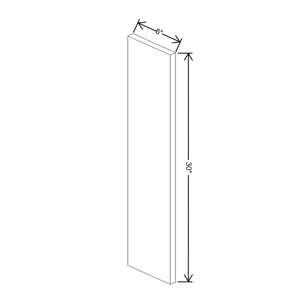 Wolf Classic Dartmouth Grey Stain Filler 6"W X 30"H