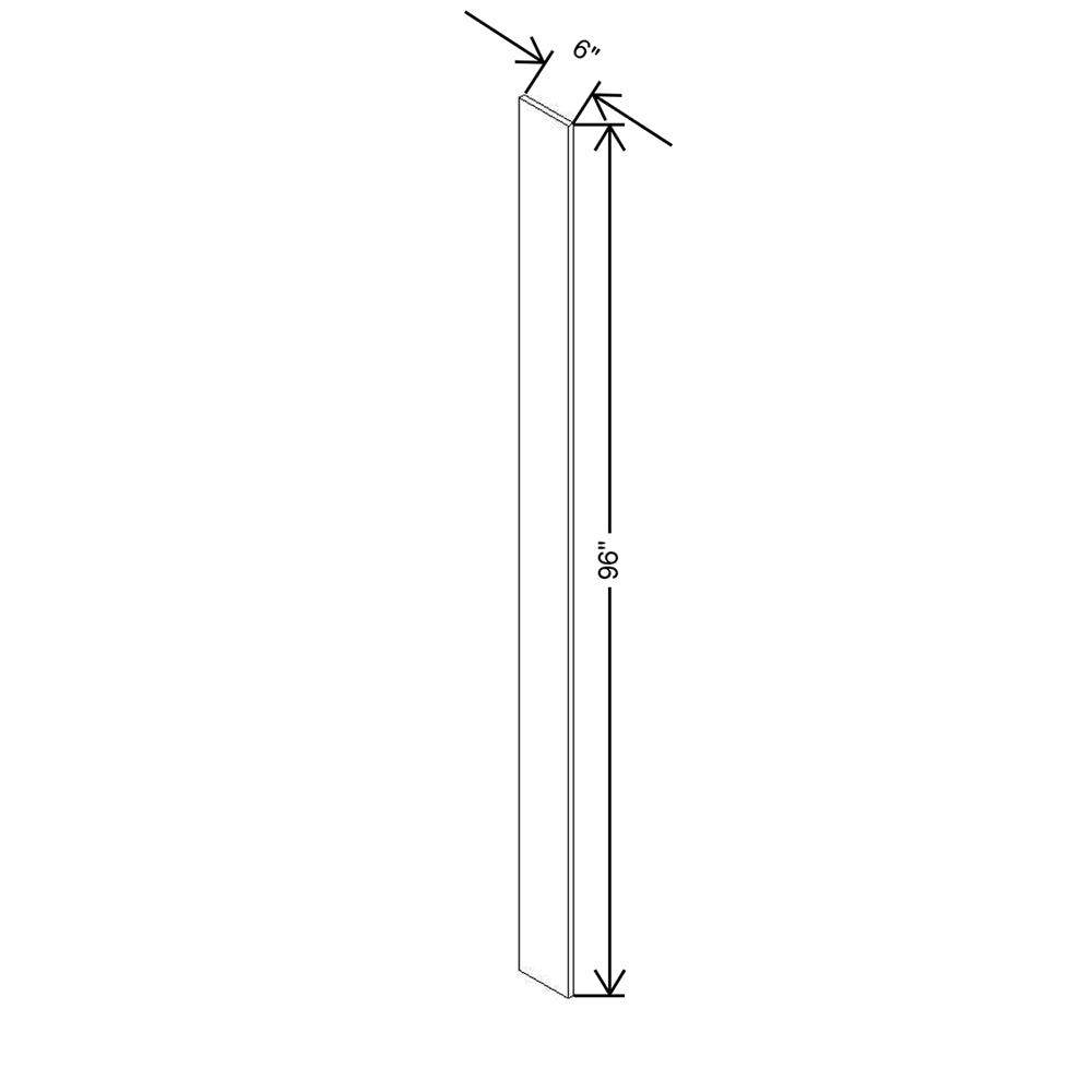 CNC Classic Highland White 6" W X 96" H Fillers