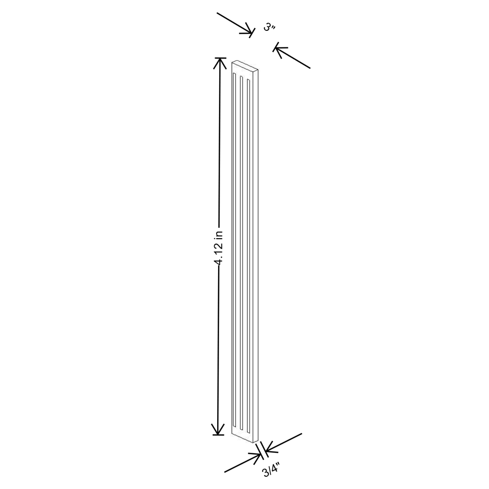 Cubitac Imperial Bergen Latte 342 Fluted Filler