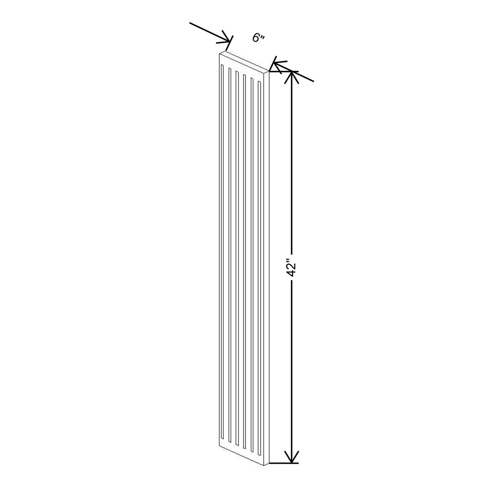 Cubitac Imperial Bergen Latte 642 Fluted Filler