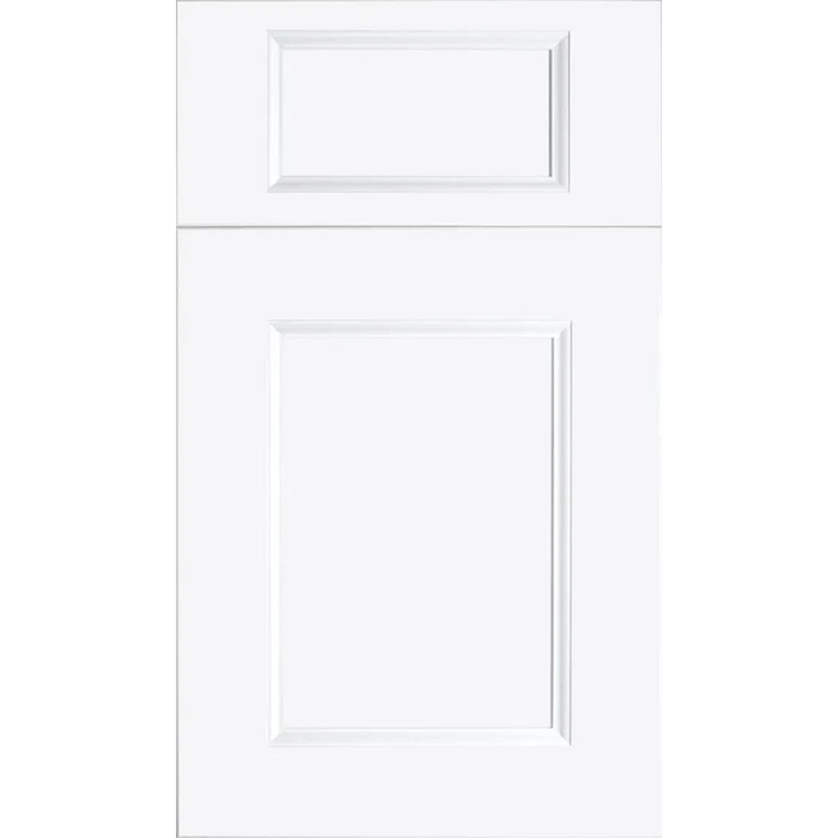 Fabuwood Allure Nexus Frost Recessed Panel White Door Sample