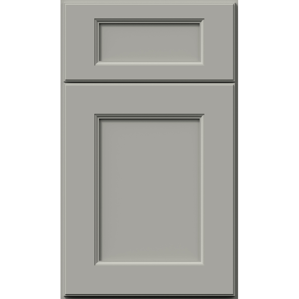 Fabuwood Allure Fusion Nickel Recessed Panel Grey Door Sample