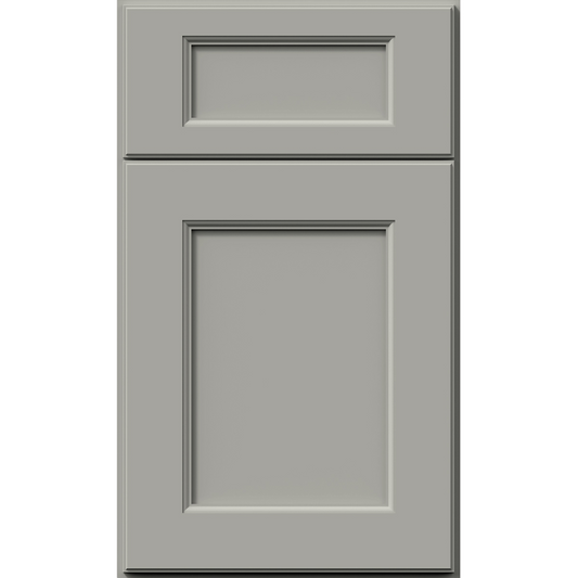 Fabuwood Allure Fusion Nickel Recessed Panel Grey Door Sample