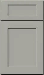 Fabuwood Allure Fusion Nickel Recessed Panel Grey Door Sample