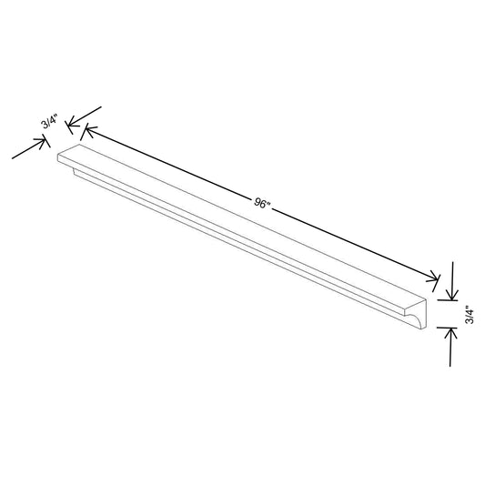 Fabuwood Quest Metro Mist 96" Length Cove Molding